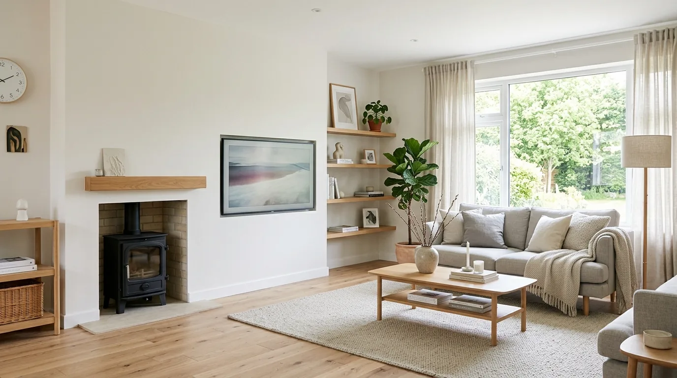 Use built-ins to integrate the TV cleanly